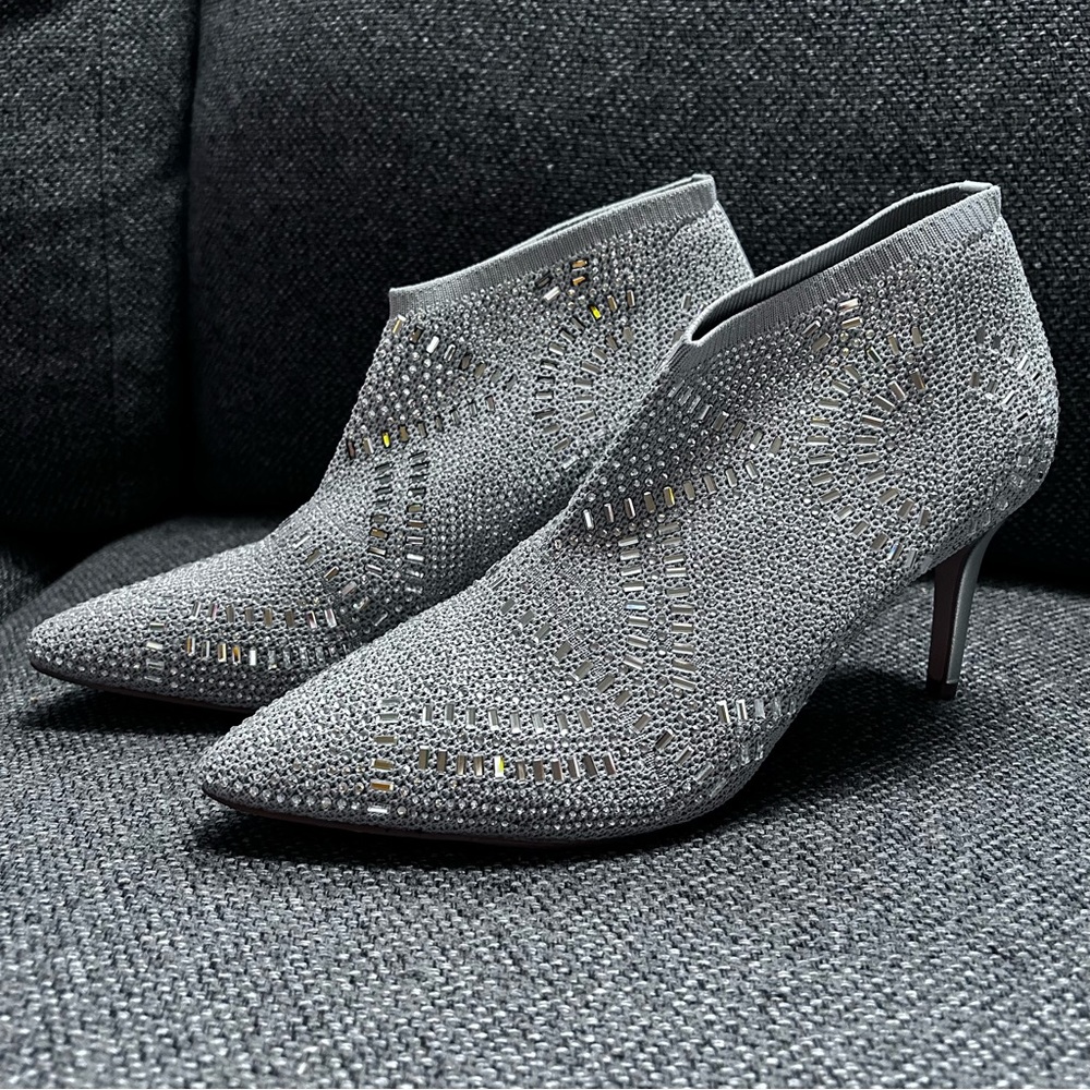 Lauren Lorraine Rhinestone Ankle Boot Size 10